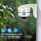 8MP 4K PTZ IP Camera Outdoor Dome Onvif PoE 5X Optical Zoom CCTV Audio AI Auto Tracking Surveillance Camera