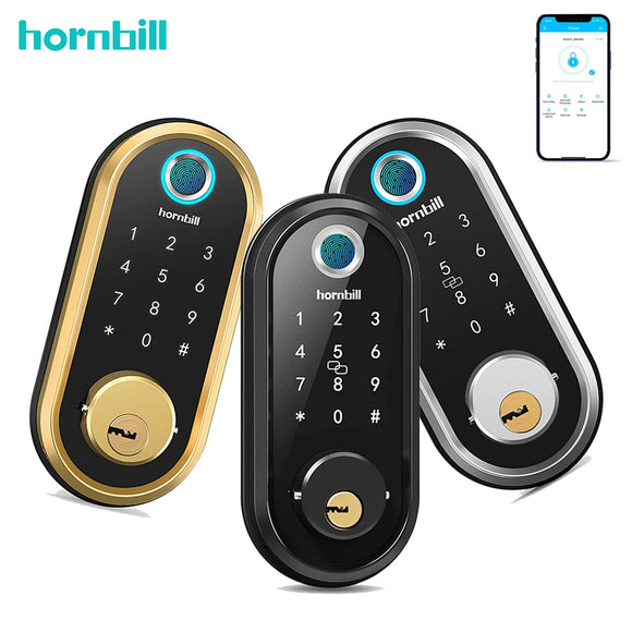 WIFI Electronic Smart Door Lock Biometric Fingerprint Locks Magnetic IC Card Remote Unlock Password Keyless Smart Home